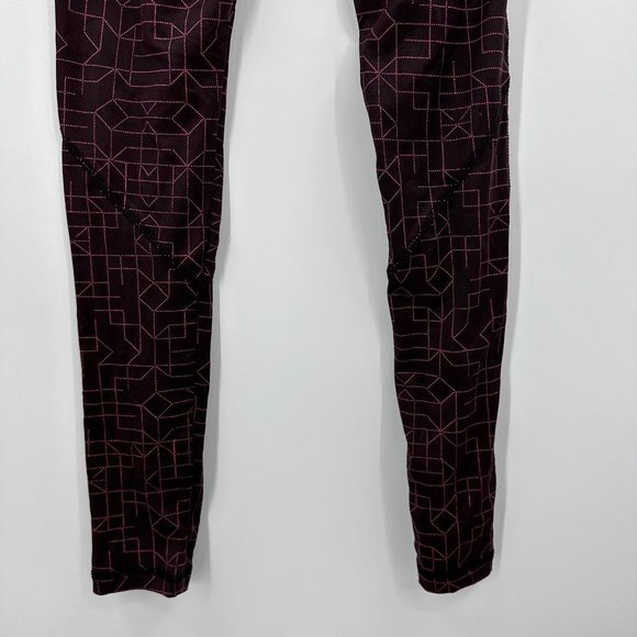 Gymshark Geo Print Elastic Waist Low Rise Leggings Size Small - Picture 6 of 10